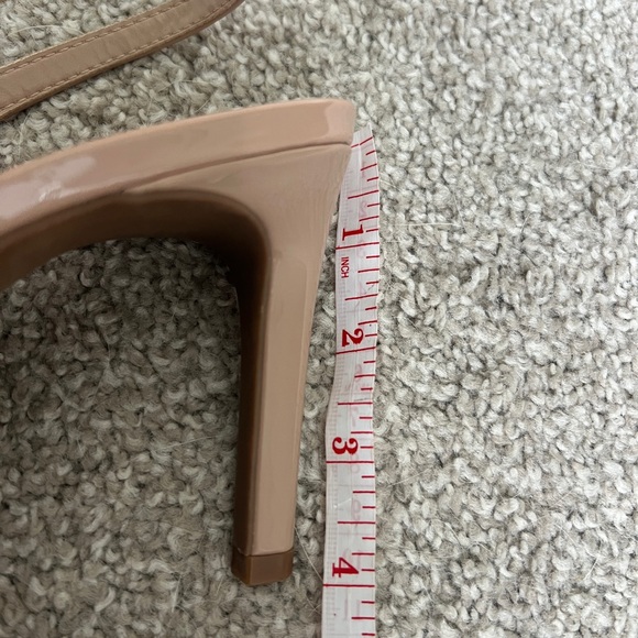 EUC Elegant Kelly & Katie Faux Patent Nude Slingback 4”Heels, Gently Used size 8 - Picture 14 of 14